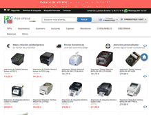 Tablet Screenshot of pos-spain.com